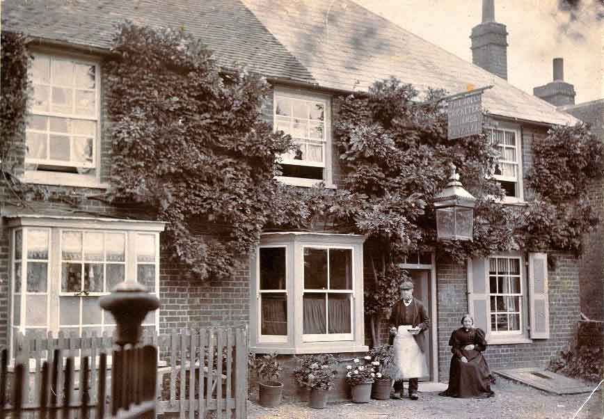 The Jolly Cricketers, Seer Green sometime in the 19th century