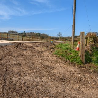 (06) Bottom House Farm Lane and haul road looking west – Mar. 2020 (04a_27)