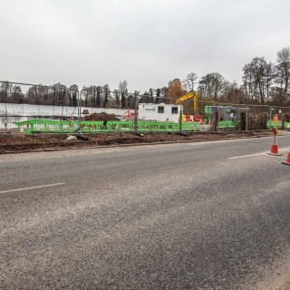 (115) Looking north along the viaduct route across Moorhall Road - Feb. 2021 (01_125)