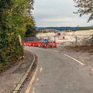 (115) Bacombe Lane temporary link road from the junction with Ellesborough Road - Nov. 2024 (22_127)