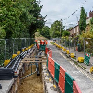 (115) Ellesborough Road preparing for utility diversions - Jul. 2023 (24_121)
