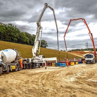 (116) Concrete pour for the porous portal base - Aug. 2023 (08_130)