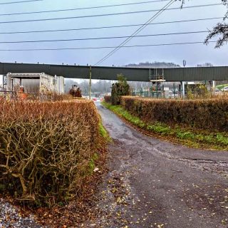 (126) Small Dean Lane looking east towards conveyor system - Dec. 2022 (20_190)