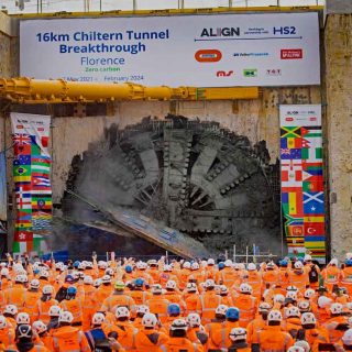 (132) TBM Florence breakthrough in the 'up' London bound tunnel - Feb. 2024 (08_142) HS2 picture