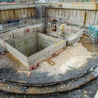 (135) Chalfont St Peter vent shaft basement constructed using secant piling - Apr. 2023 (03_143)