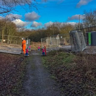 13a Whielden Lane footpath looking east -Jan. 2020 (05_20)