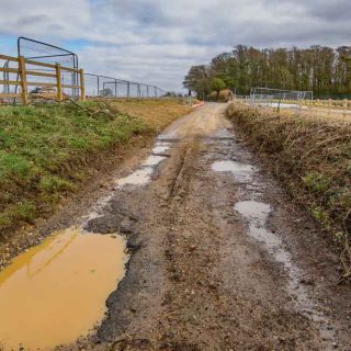 (144) Bowood Lane looking east towards haul road crossing - Feb. 2022 (17_171)