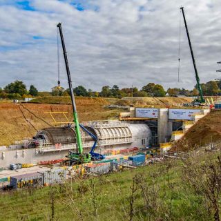 (149) Construction of the up line porous portal - Oct. 2024 (08_169)