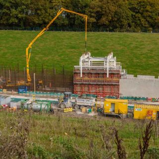 (151) Construction of the up line porous portal - Oct. 2024 (08_167)