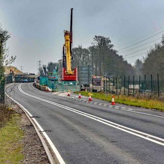 (151) Looking south along the A413 towards the realignment - Mar. 2024 (20_224)