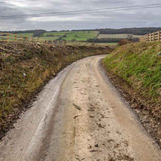 (152) Bowood Lane west from the overbridge - Feb. 2022 (17_163)