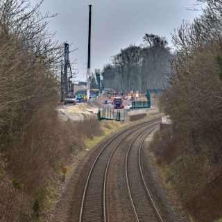 (154) Looking south along the Chiltern Railway from Hale Bridge - Mar. 2024 (20_221)