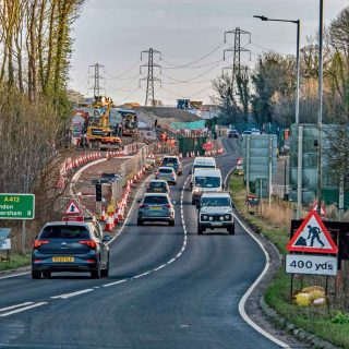 (158) A413 Looking south towards realignment - Jan. 2024 (20_217)