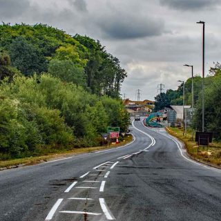 (175) A413 looking south towards the road realignment - Aug. 2024 (20_239)