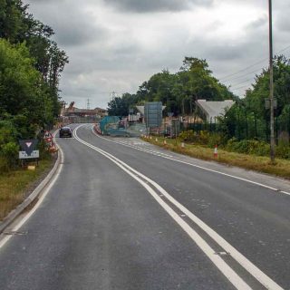 (176) A413 looking south towards the viaduct crossing - Aug. 2024 (20_238)