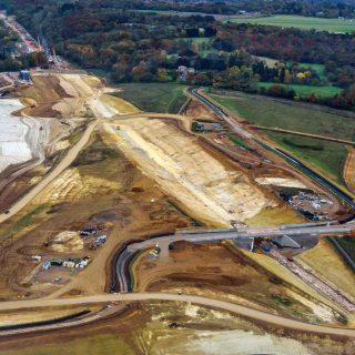 (177) Looking south towards the West Hyde Embankment and the Colne Valley viaduct - Nov. 2021 (02_195)