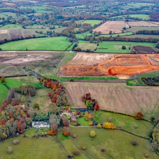 (18) Looking west from Leather Lane to PRoW TLE 2 - Nov. 2021 (10a_06)