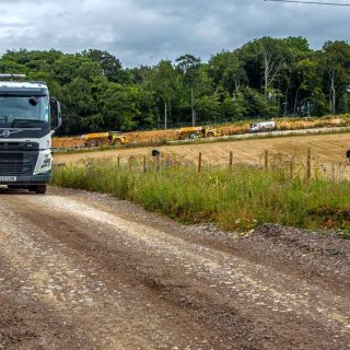 (190) Material storage access road looking east towards Wendover Dean South embankment - Jul. 2023 (17_207)