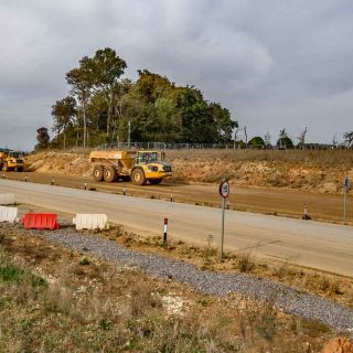 (194) The two haul roads passing the remains of Jones' Hill Wood - Oct. 2023 (17_209)