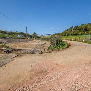 (205) Looking west along the haul road, Bottom House Farm Lane and temp. access road - Sep. 2020 (04_197)