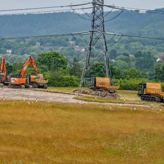 (25) Looking east towards ground clearance for archaeological survey - Jun. 2020 (23_22)