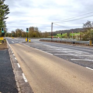 (304) A413 junction with the haul road looking south - Mar. 2021 (04a_283)