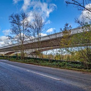 (326) Viaduct running north alongside the A412 North Orbital Road - Nov. 2023 (01_321)