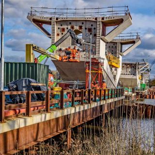 (331) Pier construction across Harefield no. 2 Lake - Feb. 2024 (01_332)