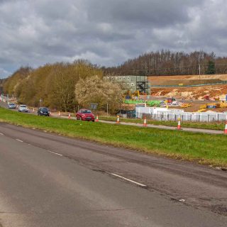 (49) Looking north across the A413 towards vent shaft - Mar. 2021 (06_60)