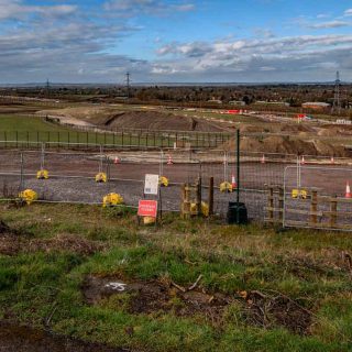 (56) Looking north from Ellesborough Road towards the north tunnel portal - Feb. 2023 (22_71)