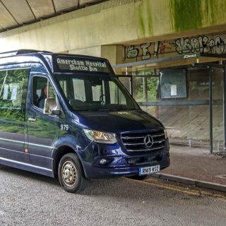 (61) Amersham Hospital shuttle bus to Gore Hill running during road closure – Jul. 2020 (05_50)