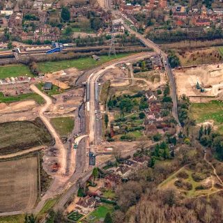 (73) Ellesborough Road diversion looking east towards Wendover station - Jan. 2024 (22_95)