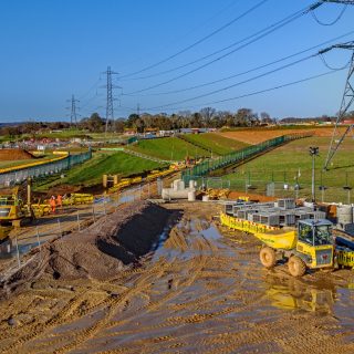 (74) Construction of the access road to the north portal - Dec. 2022 (08_88)