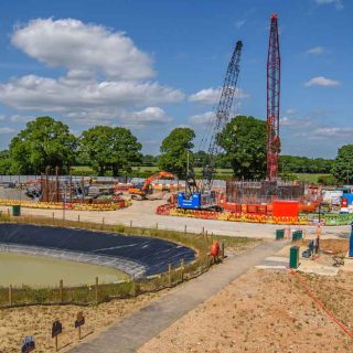 (77) Looking north to the shaft construction - May 2022 (07_79)