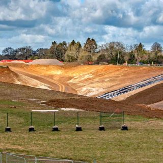 (93) Looking north towards the South Heath cutting - Mar. 2023 (08_111)