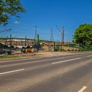 (99) Looking north along the viaduct crossing the A413 - May 2022 (20_158)